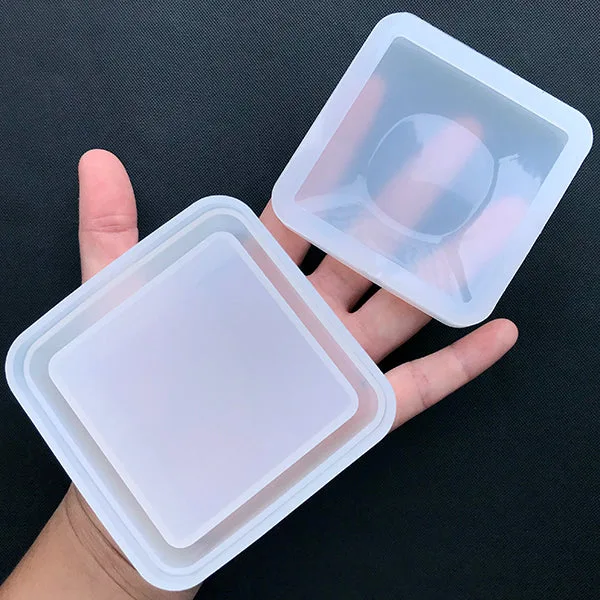 Square Trinket Box Silicone Mold | 75mm - Image 2
