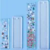 Rectangular Bookmark Molds | Set of 2 2.9cm x 15.5cm, 2.9cm x 9.9cm, Cabochon Making, Clear Soft Mold, DIY Gift for Book Lover, Epoxy Resin Jewelry, Epoxy Resin Silicone Mould, Flexible Mould, Make Your Own Bookmark, Rectangular Bookmark Mold, Resin Art S