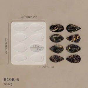 Geometric Earring Mold | 5.2 x 4.2 Inch