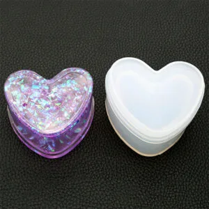 Heart Trinket Box Silicone Mold | 2.9 x 2.5 Inch