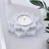 Lotus Concrete Candle Jar | 98mm