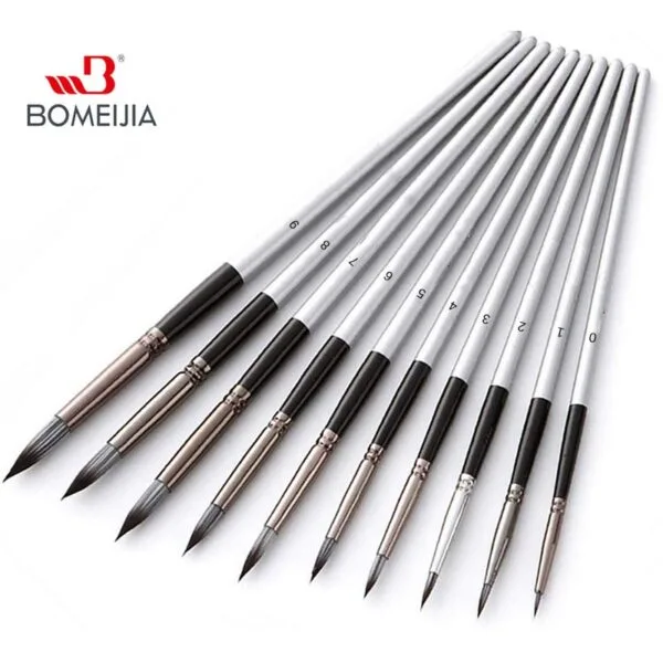 Professional Artist Round Brush | Set of 10 - Image 2