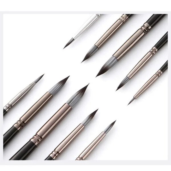 Professional Artist Round Brush | Set of 10 - Image 5