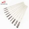 Professional Artist White Pearl Mix Brush | Set of 10 - Image 6