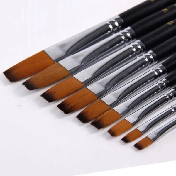 Bomeijia Artist Flat Brush | Set of 9 - Image 3