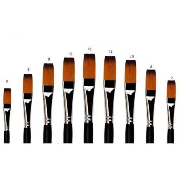 Bomeijia Artist Flat Brush | Set of 9 - Image 5