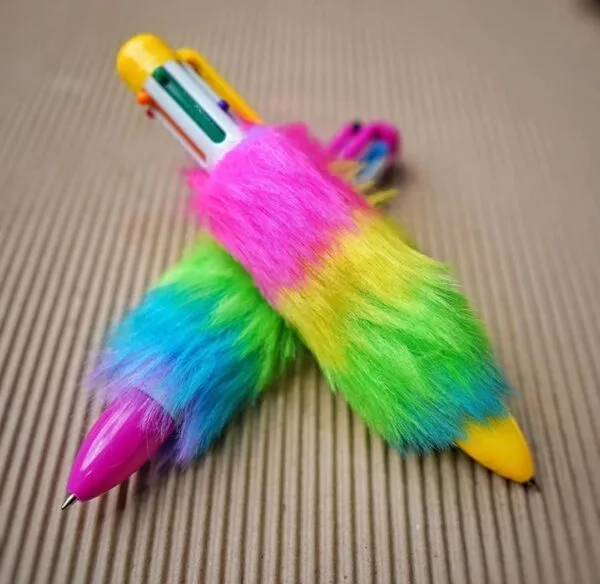 Rainbow Feather 6 in 1 Ball Pen | 1 Piece