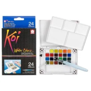 Sakura Koi Watercolor Half Pan | Set of 24