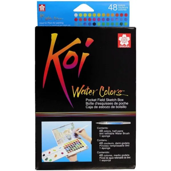 Sakura Koi Watercolor Half Pan | Set of 48