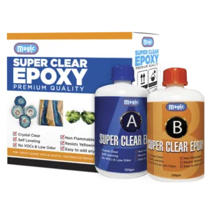 Magic® Super Clear Epoxy Resin - Premium Quality - Crystal Clear - 1.5 kG