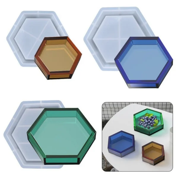 TrioHex Resin Mold – Premium Hexagonal Silicone Molds