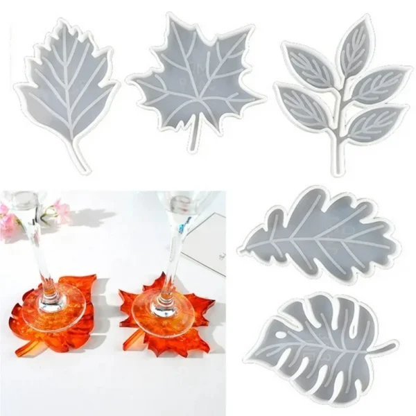 Leaf Silicone Mold Set of 5 – Resin Art