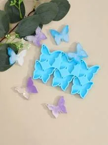 Butterfly-Shaped Silicone Keychain Pendant Mold for DIY Crafts